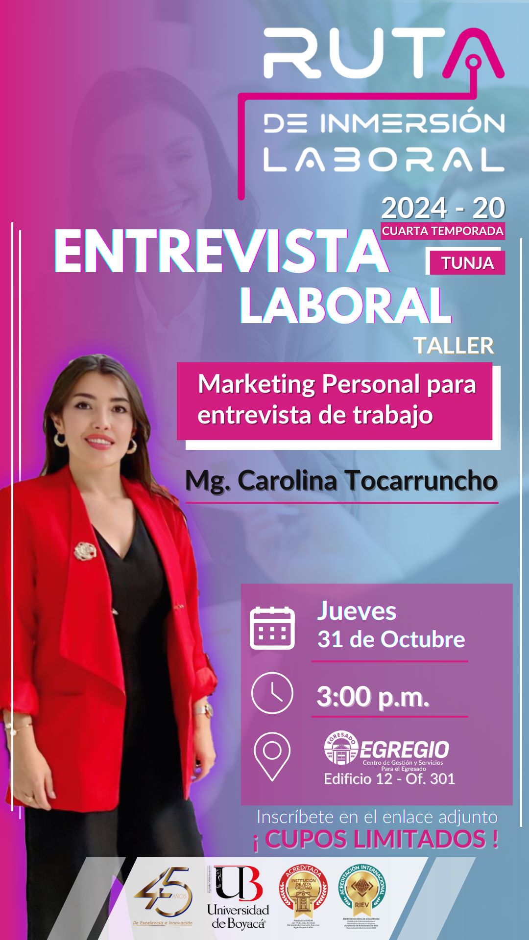 Taller 09- IV Ruta de Inmersión Laboral