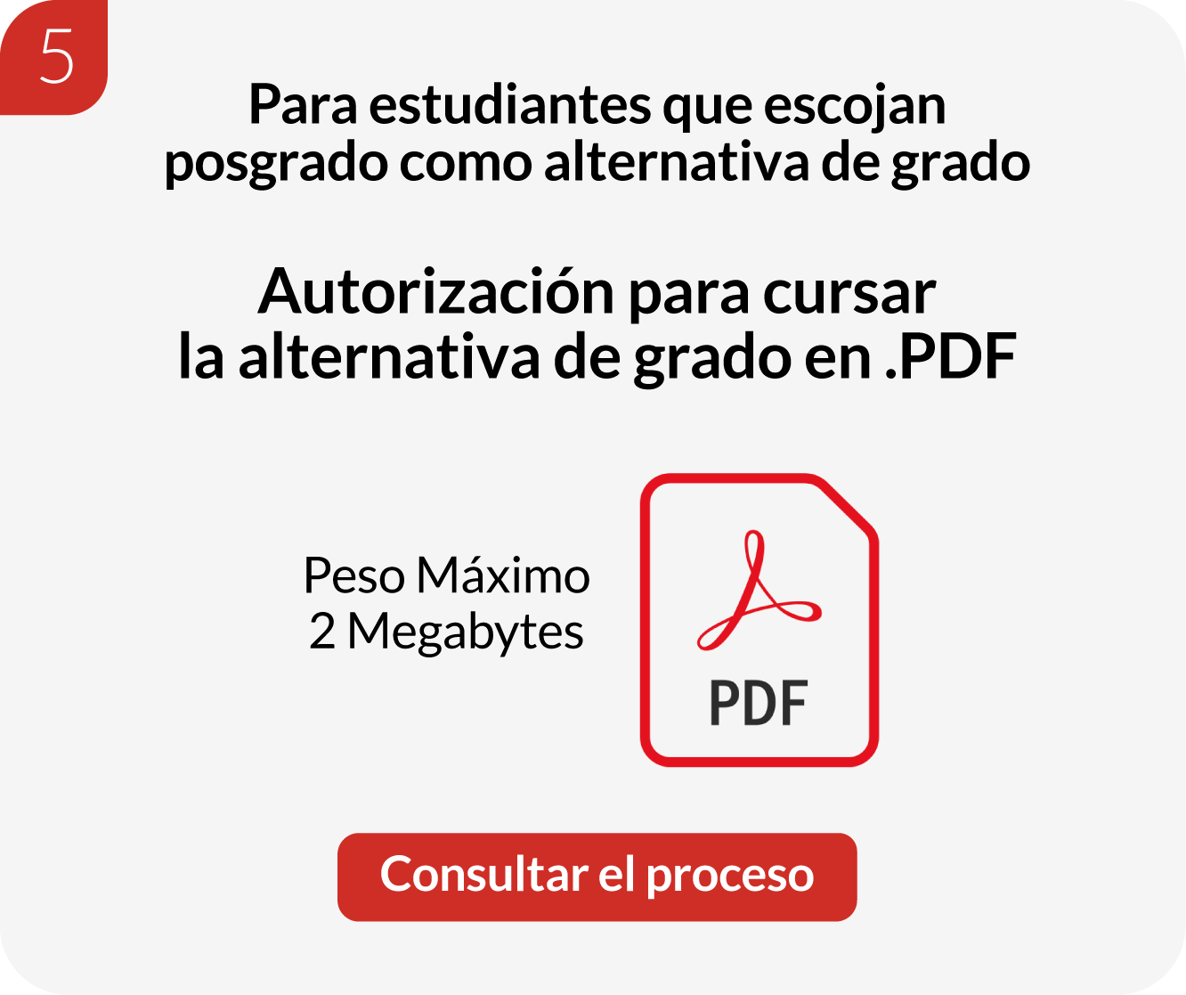 5 autorizacion s de grado