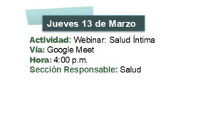 Webinar: Salud Íntima