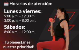 Aprovecha las instalaciones del gimnasio para ejercitarte y cuidar de tu salud. 