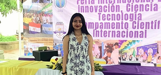 Estudiante del Semillero Gama participó  en evento de investigación en México
