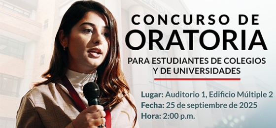 Concurso de Oratoria para estudiantes de Colegios y Universidades