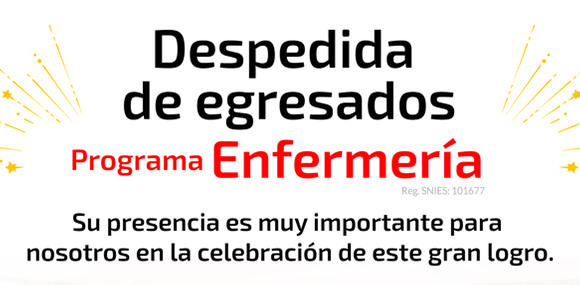 Despedida de Egresados Programa de Enfermería